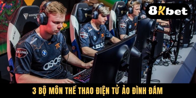 3 bộ môn thể thao điện tử ảo đình đám