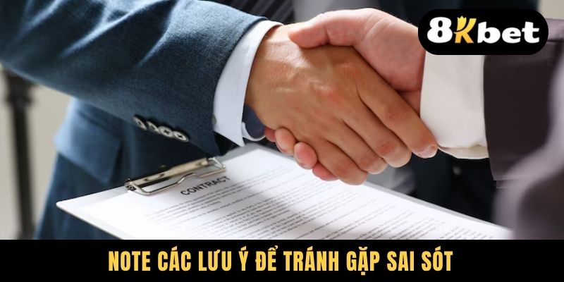 Miễn Trừ Trách Nhiệm - Chính Sách Bảo Vệ Quyền Lợi 2 Bên 3 Note các lưu ý để tránh gặp sai sót