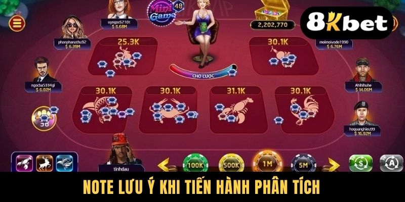 Xác Suất Bầu Cua - Tất Tần Tật Kiến Thức Cho Newbie 2025 3 Note lưu ý khi tiến hành phân tích